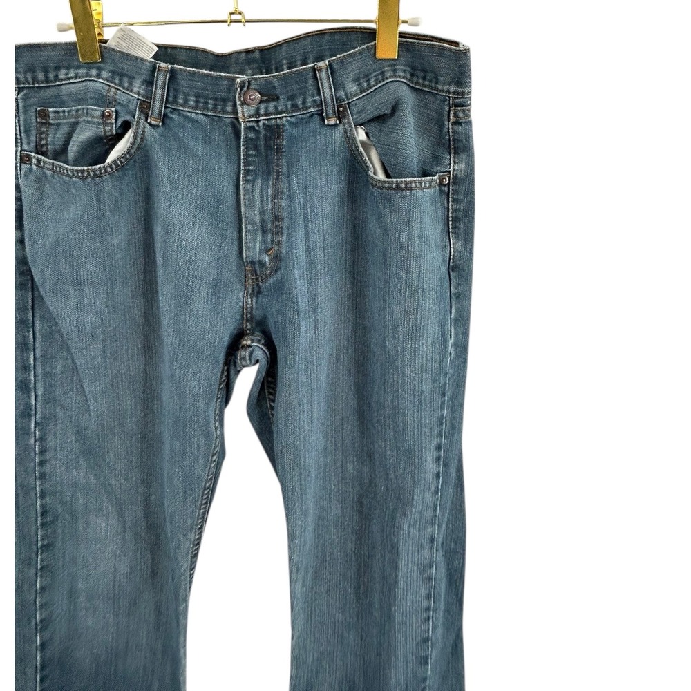 Levi‎ Strauss Co Mens Jeans Blue Wash Straight Leg W36 L36 Casual Denim